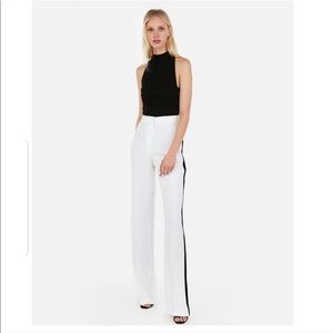 NWT EXPRESS SUPERHIGH WAISTED SIDE STRIPE WIDE LEG